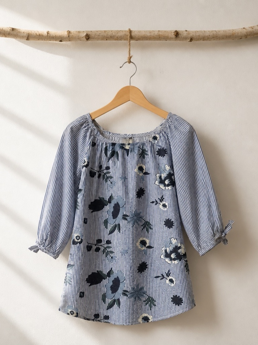 Joseph Ribkoff Blue/White Tunic - Picture 5 of 5